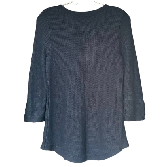 TALBOTS Knitted Sweater in Navy Size S - Picture 2 of 4